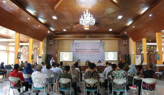 Pembukaan Bimbingan Teknis Sekolah Lapangan Agroforestry dan Mangrove